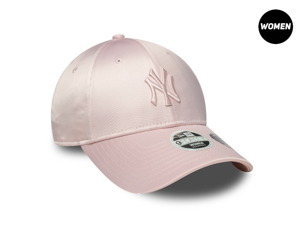 New Era New York Yankees Pink Satin Womens 9Forty Bow Back Gorra
