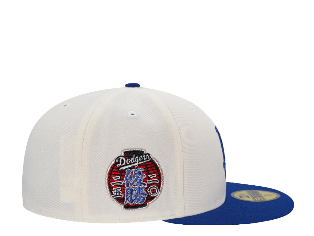New Era Los Angeles Dodgers World Series Chase 2025 White Prime Edition 59Fifty Fitted Gorra