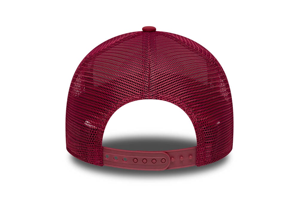 New Era Oval Foam Patch Cherry 9Forty A Frame Trucker Snapback Gorra