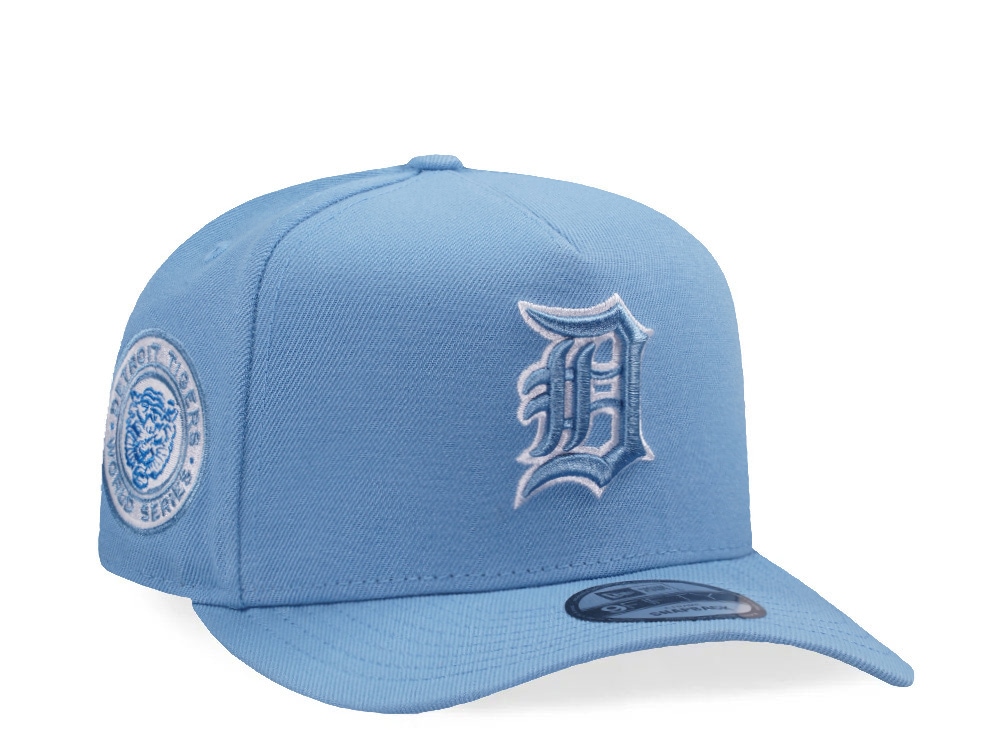 New Era Detroit Tigers World Series 1968 Sky Blue Prime Edition 9Fifty A Frame Snapback Gorra
