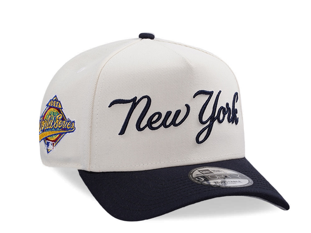 New Era New York Yankees World Series 1996 Chrome Two Tone Edition 9Forty A Frame Snapback Gorra
