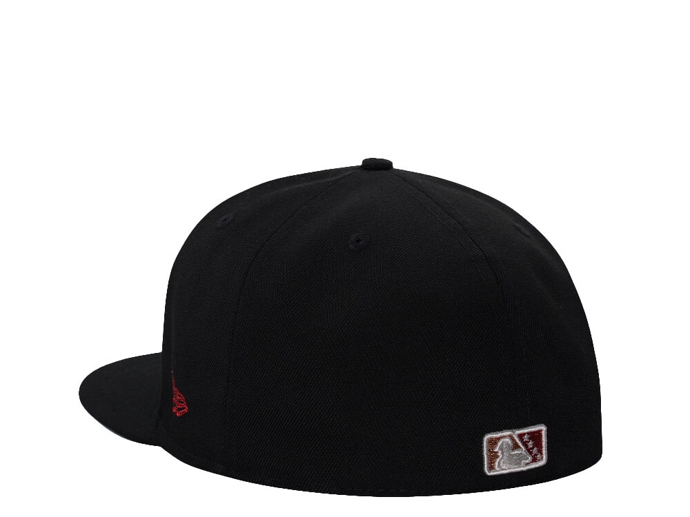 New Era Fresno Grizzlies Blood Claw Cut Distressed Black Prime Edition 59Fifty Fitted Gorra