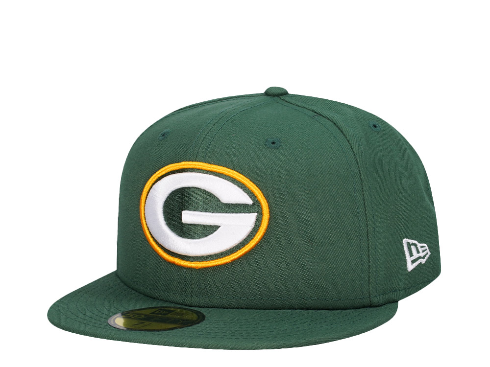 New Era Green Bay Packers Green Classic Edition 59Fifty Fitted Gorra