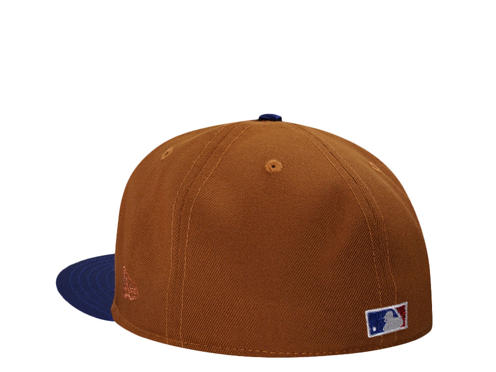New Era Brooklyn Dodgers Jackie Robinson Bourbon Satin Brim Edition 59Fifty Fitted Gorra