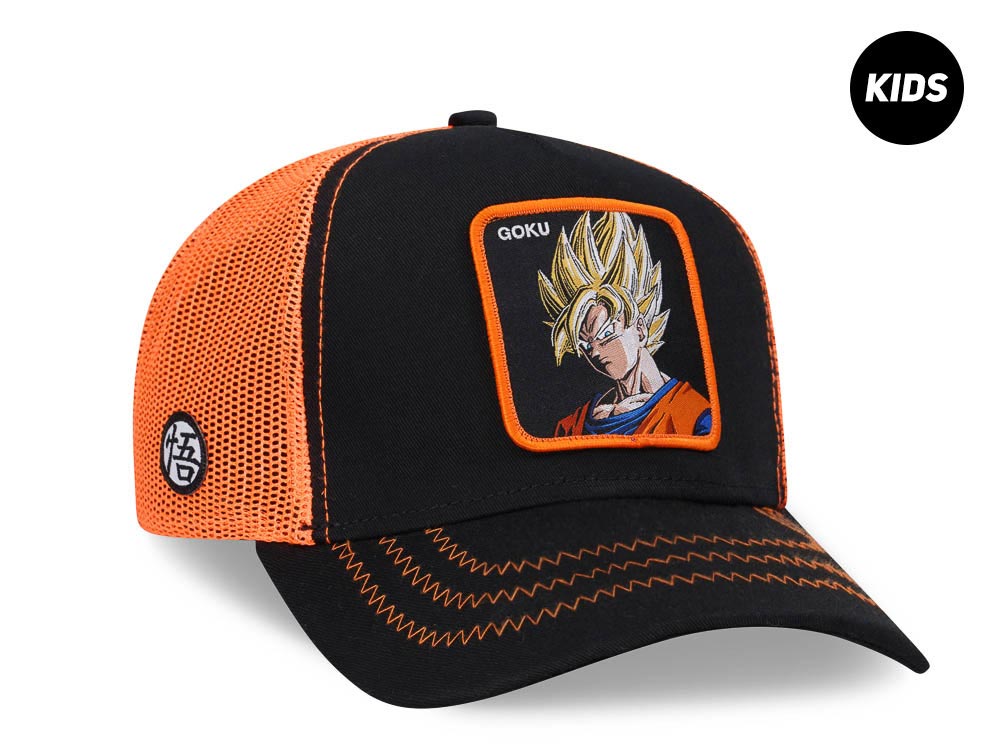 Capslab Dragonball Z Goku Trucker Kids Snapback Gorra