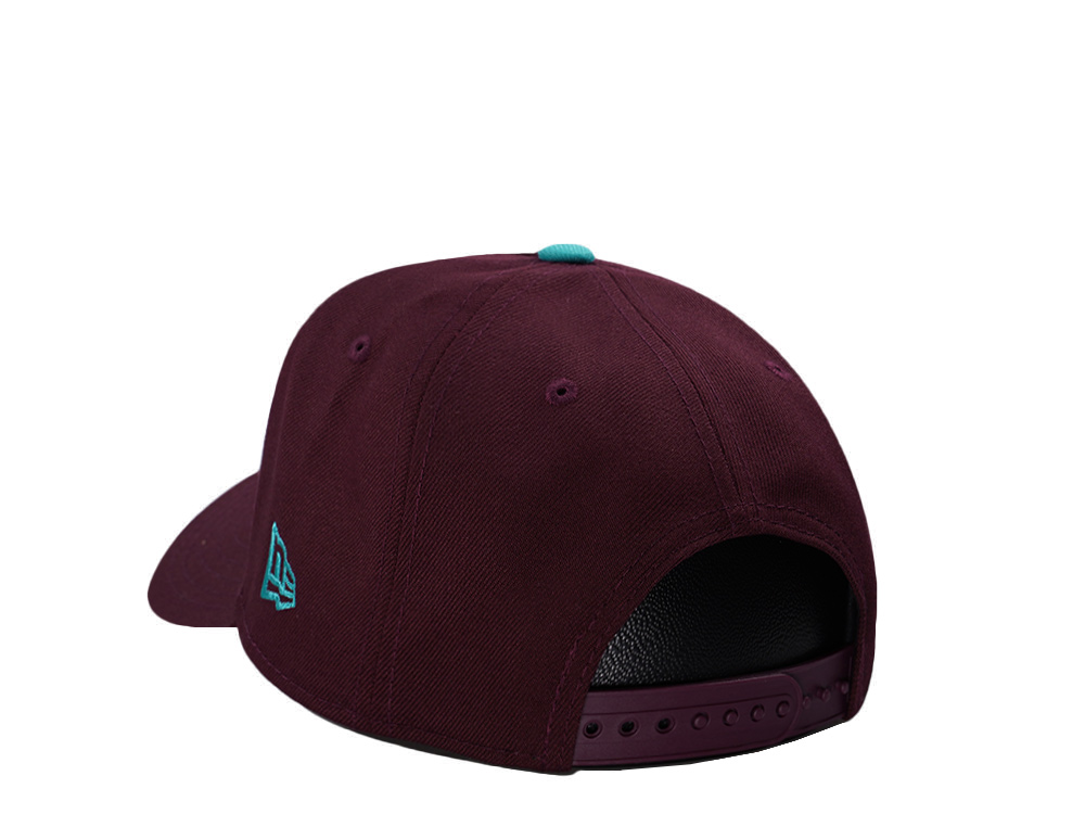 New Era Anaheim Ducks 30th Anniversary Maroon Prime Edition 9Forty A Frame Snapback Gorra