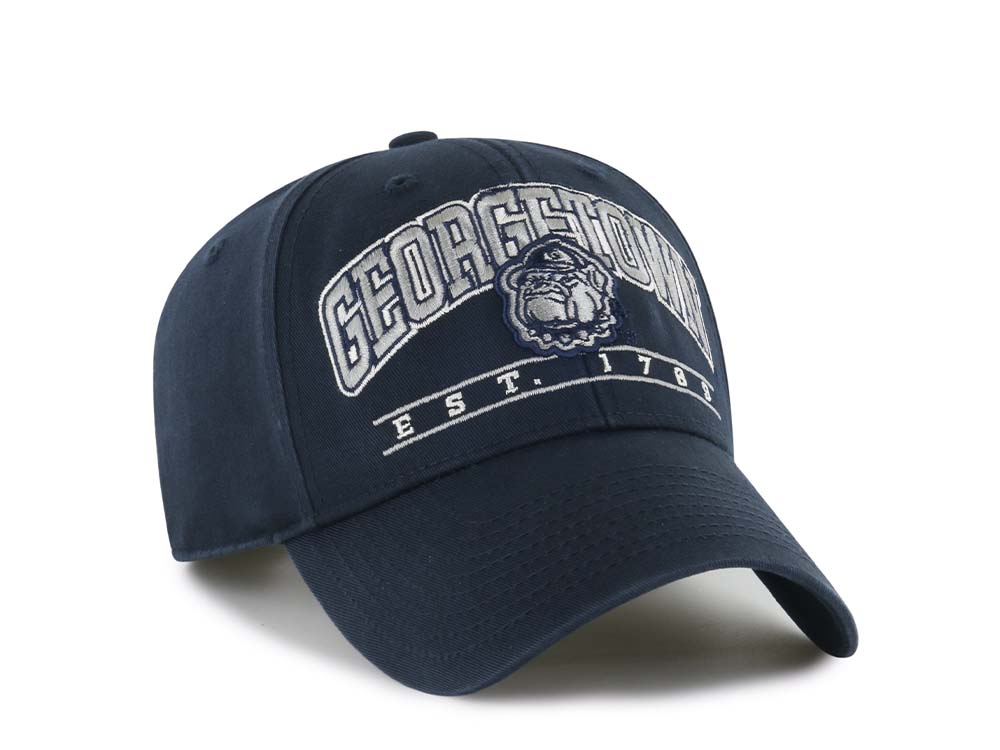 47Brand Georgetown Hoyas Navy Fletcher MVP Strapback Gorra
