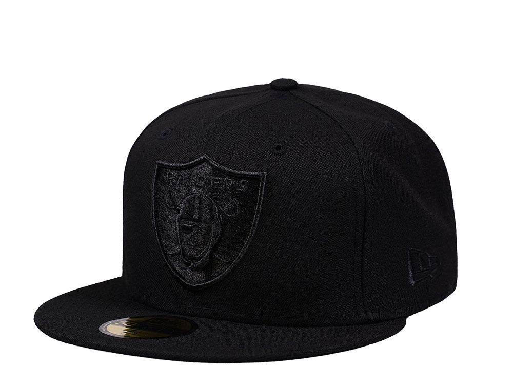 New Era Las Vegas Raiders Black on Black Edition 59Fifty Fitted Gorra