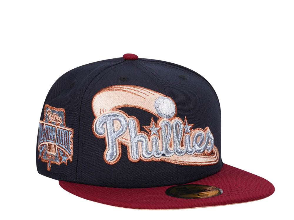 New Era Philadephia Phillies All Star Game 1996 Heavy Metallic Two Tone Edition 59Fifty Fitted Gorra