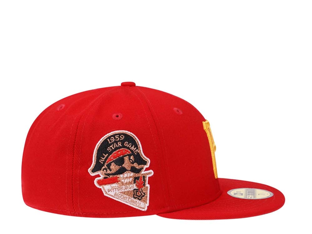 New Era Pittsburgh Pirates All Star Game 1959 Red Throwback Edition 59Fifty Fitted Gorra