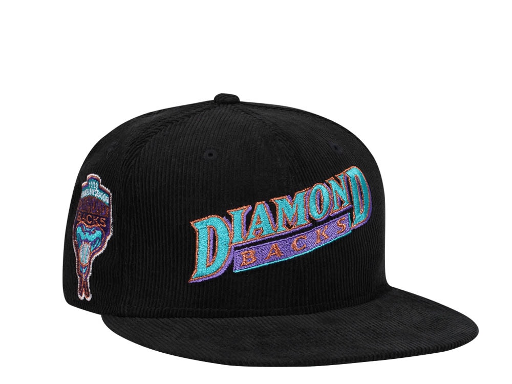 New Era Arizona Diamondbacks Inaugural Season 1998 Script Corduroy Edition 59Fifty Fitted Gorra