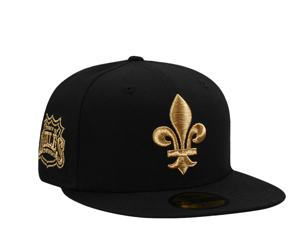 New Era Quebec Nordiques Prince of Wales Conference Black Prime Edition 59Fifty Fitted Gorra