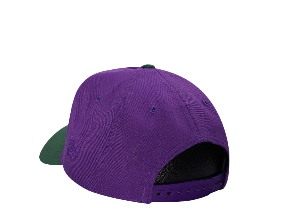 New Era Tampa Smokers Purple Gold Two Tone Edition 9Forty A Frame Snapback Gorra