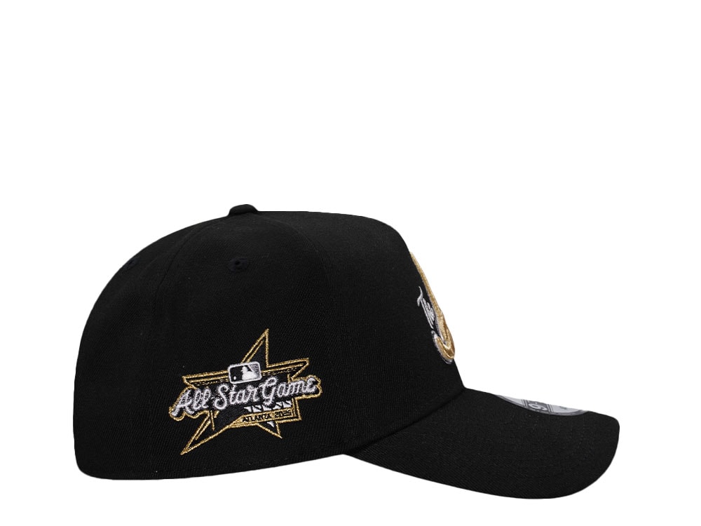 New Era Atlanta Braves All Star Game 2025 Black Prime Edition 9Forty A Frame Snapback Gorra