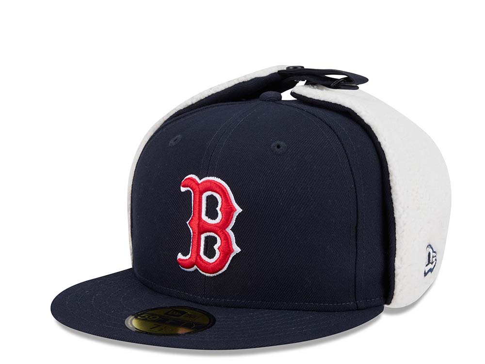 New Era Boston Red Sox Classic Navy 59Fifty Dogear Fitted Gorra