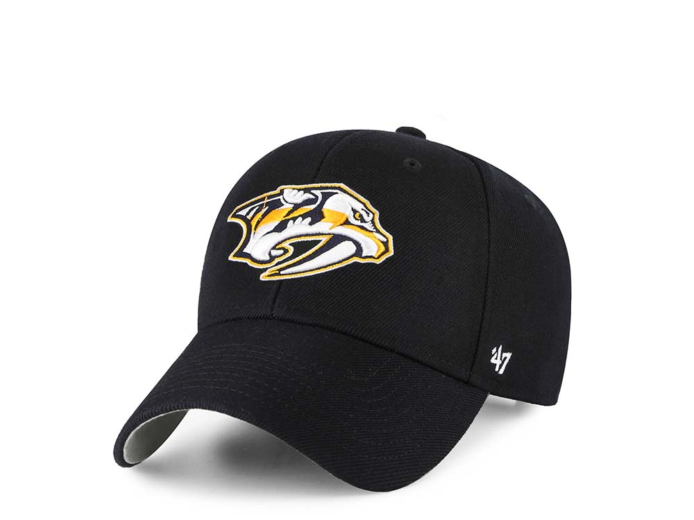 47Brand Nashville Predators Classic Black Strapback Gorra