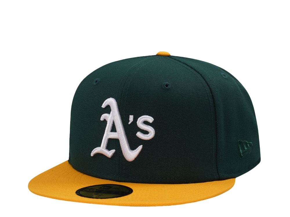 New Era Oakland Athletics Green Two Tone Edition 59Fifty Fitted Gorra