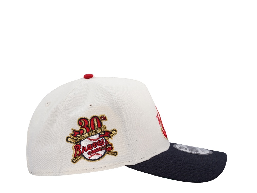 New Era Atlanta Braves 30th Anniversary Chrome Two Tone Edition 9Forty A Frame Snapback Gorra