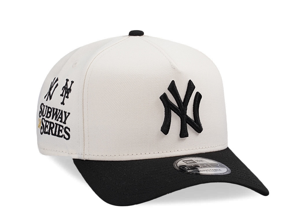 New Era New York Yankees Subway Series Chrome Two Tone Edition 9Forty A Frame Snapback Gorra