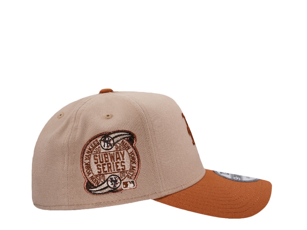New Era New York Mets World Series 2000 Pumpkin Spice Edition 9Forty A Frame Snapback Gorra