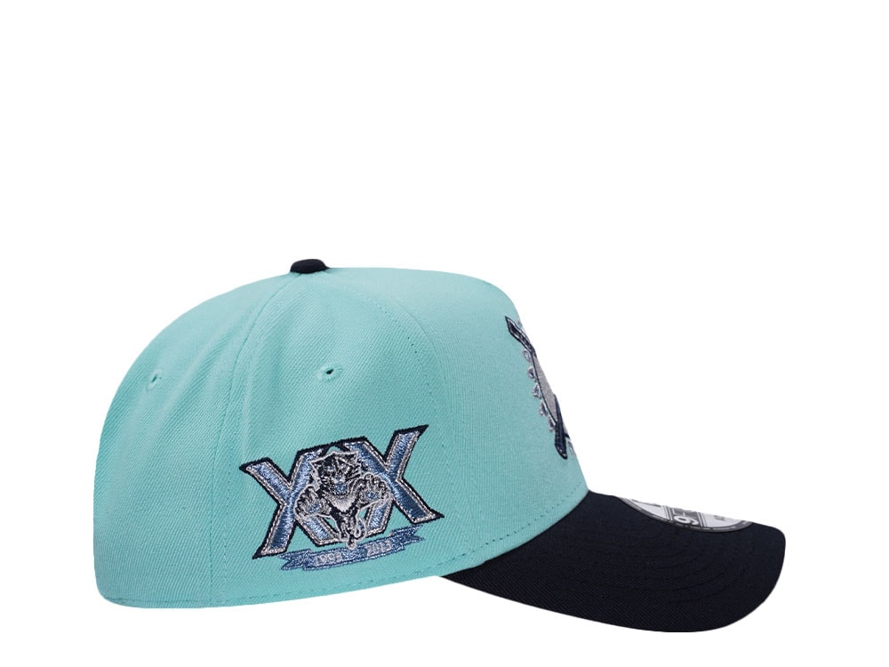 New Era Florida Panthers 20th Anniversary Tint Blue Two Tone Edition 9Forty A Frame Snapback Gorra