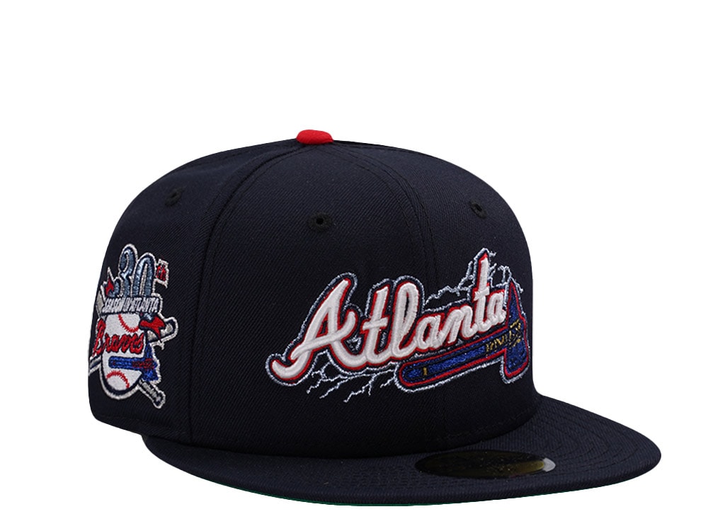 New Era Atlanta Braves 30th Anniversary Navy Prime Edition 59Fifty Fitted Gorra