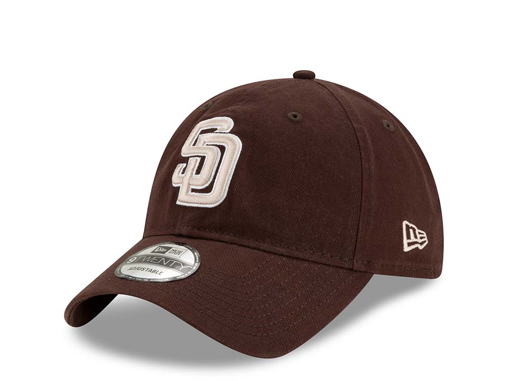 New Era San Diego Padres Brown Core Classic 9Twenty Strapback Gorra