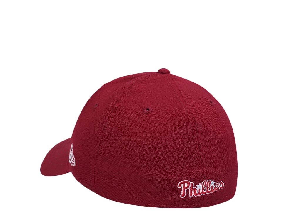 New Era Philadelphia Phillies Maroon Edition 39Thirty Stretch Gorra