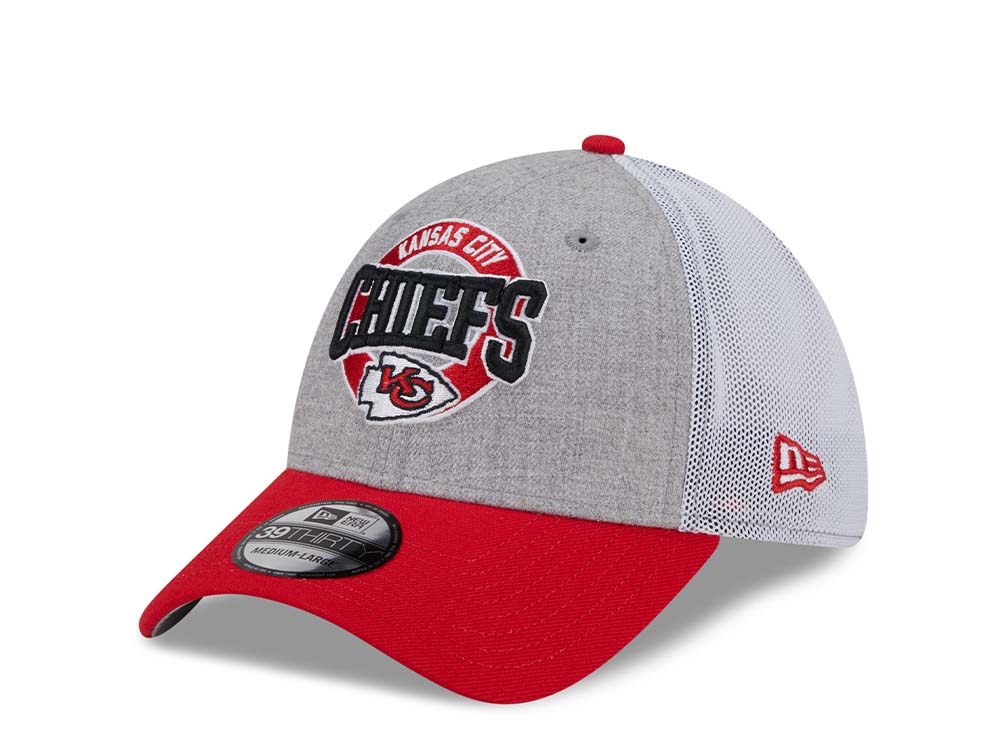 New Era Kansas City Chiefs Heather Trucker Two Tone Edition 39Thirty Stretch Gorra