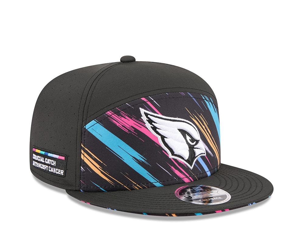 New Era Arizona Cardinals Crucial Catch 2026 Black Edition 9Fifty Split Panel Snapback Gorra