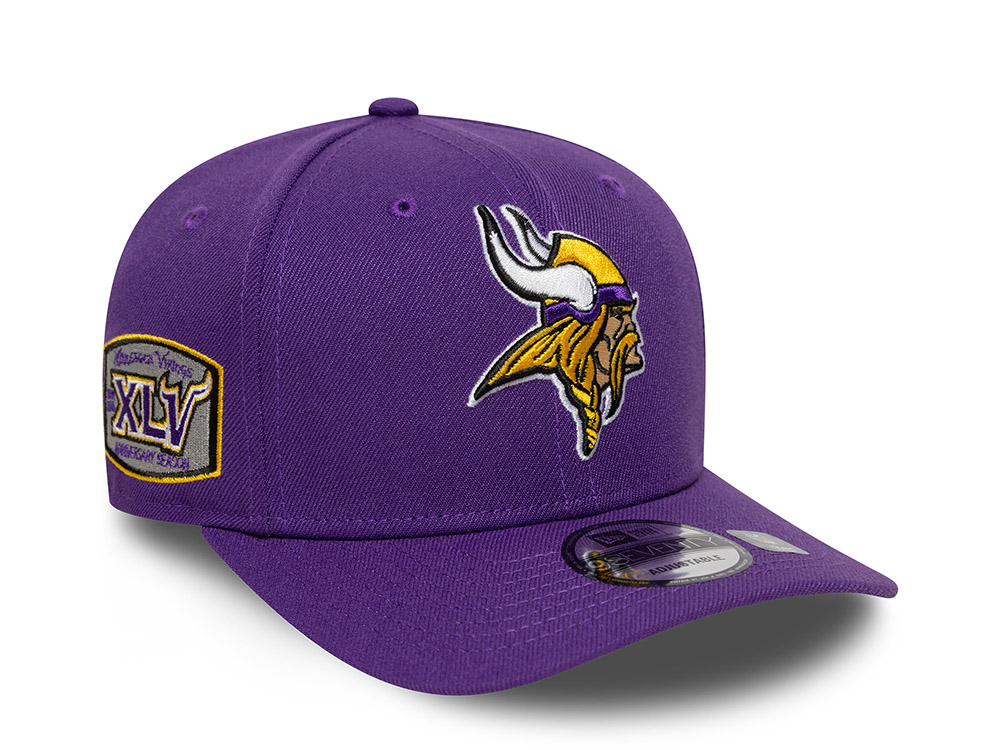 New Era Minnesota Vikings Super Bowl XLV Purple Edition 9Seventy Snapback Gorra