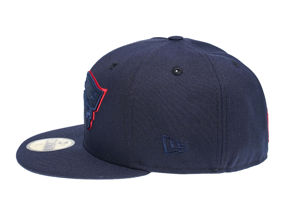 New Era New England Patriots Blue Tonal 59Fifty Fitted Gorra