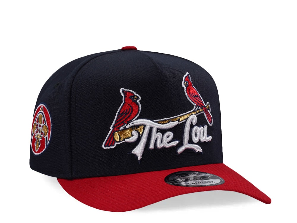 New Era St. Louis Cardinals City Connect Navy Two Tone Edition 9Fifty A Frame Snapback Gorra