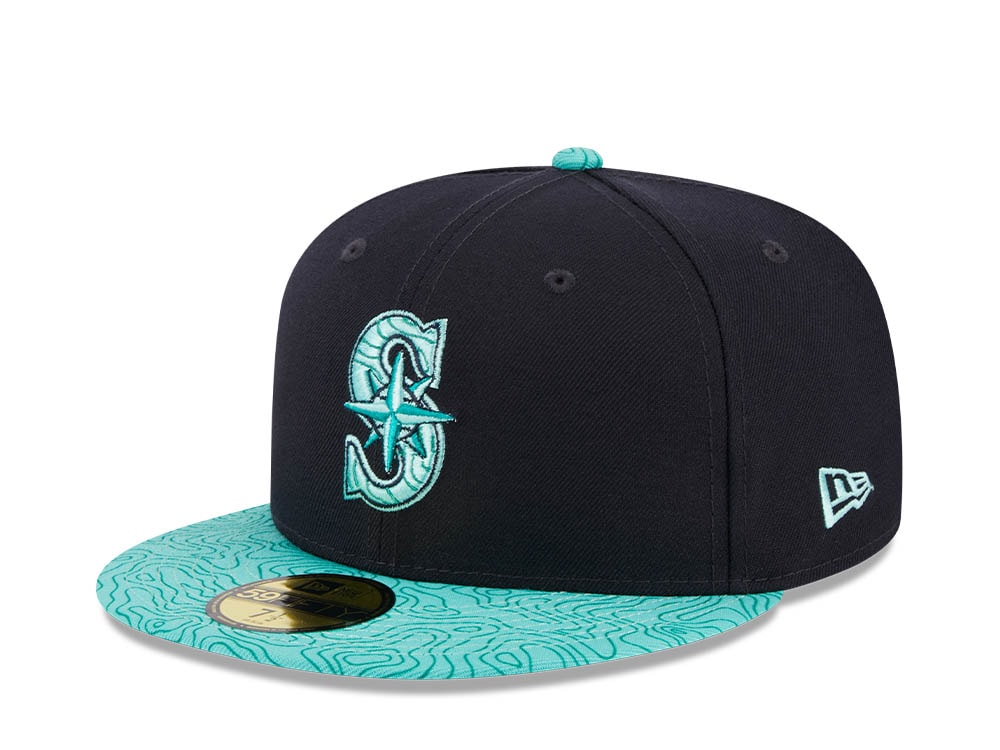 New Era Seattle Mariners All Star Game 2023 Topo E1 Two Tone Navy Edition 59Fifty Fitted Gorra