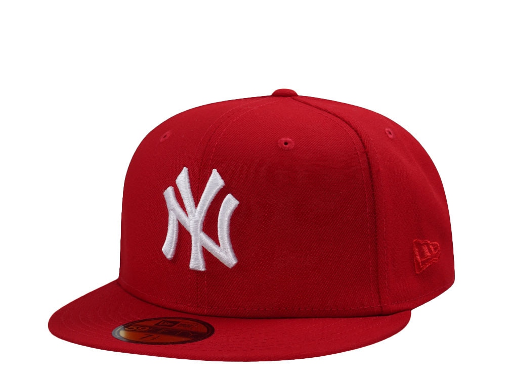 New Era New York Yankees Red Classic Edition 59Fifty Fitted Gorra