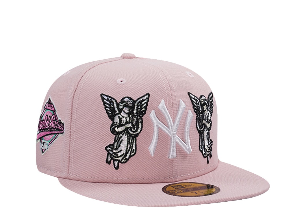 New Era New York Yankees World Series 1996 Angel Pink Rouge Prime Edition 59Fifty Fitted Gorra