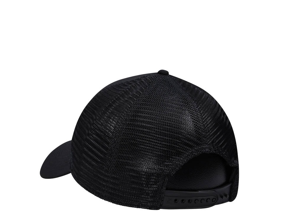 47Brand Chicago Blackhawks Black Branson Mesh All MVP Trucker Snapback Gorra