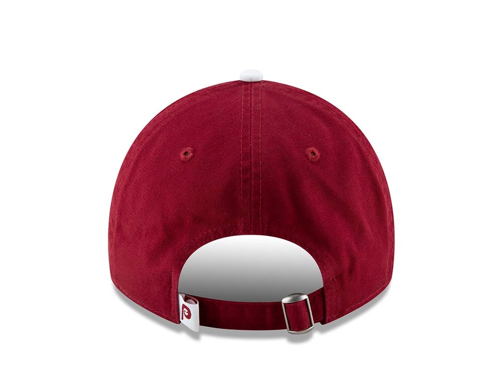 New Era Philadelphia Phillies Maroon Core Classic 9Twenty Strapback Gorra
