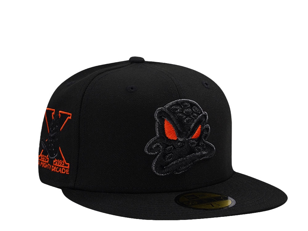 New Era Anaheim Ducks 10th Anniversary Blackout Prime Edition 59Fifty Fitted Gorra