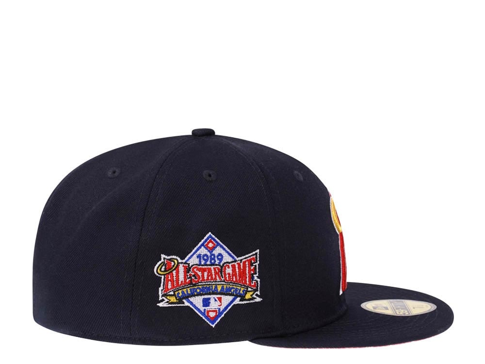 New Era California Angels All Star Game 1989 Red Paisley Edition 59Fifty Fitted Gorra