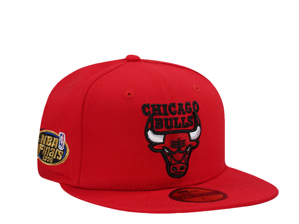 New Era Chicago Bulls NBA Finals 1996 Red Prime Edition 59Fifty Fitted Gorra
