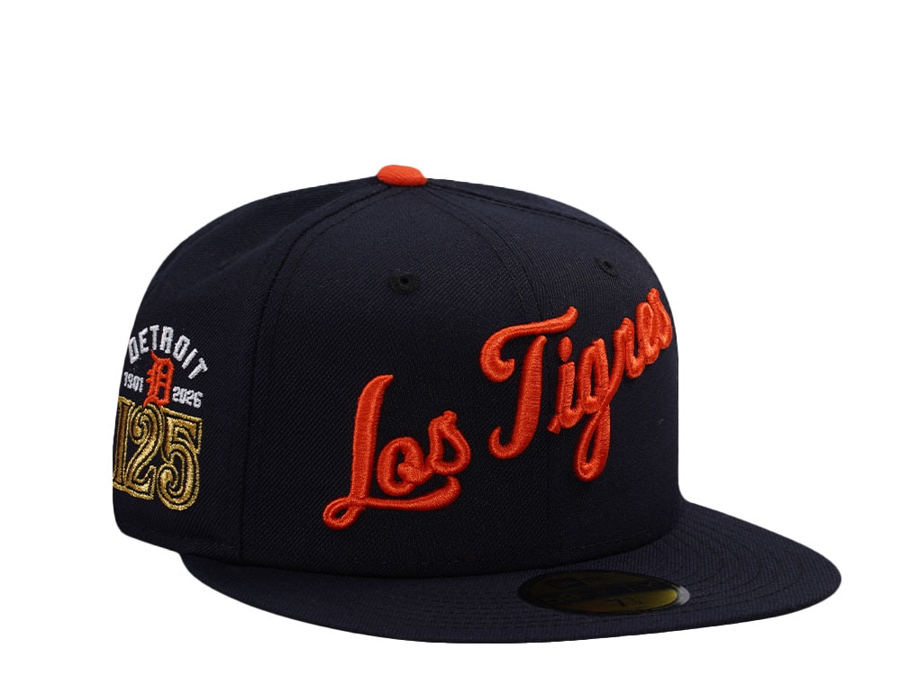 New Era Detroit Tigers 125th Anniversary Navy Prime Edition 59Fifty Fitted Gorra