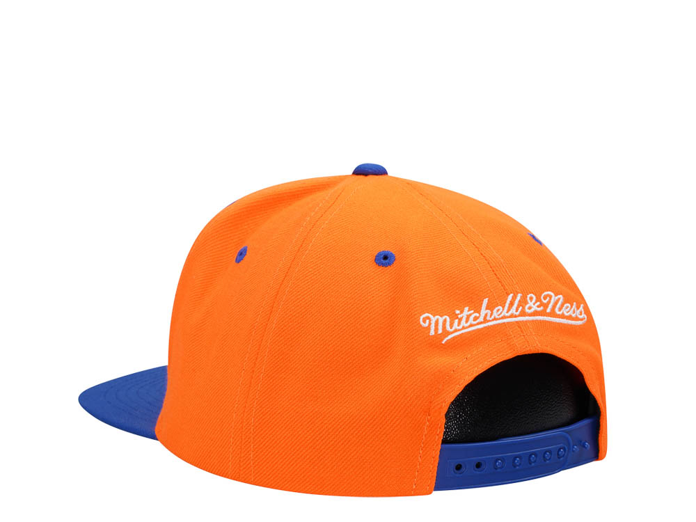 Mitchell & Ness New York Knicks Transcript Orange Two Tone Snapback Gorra