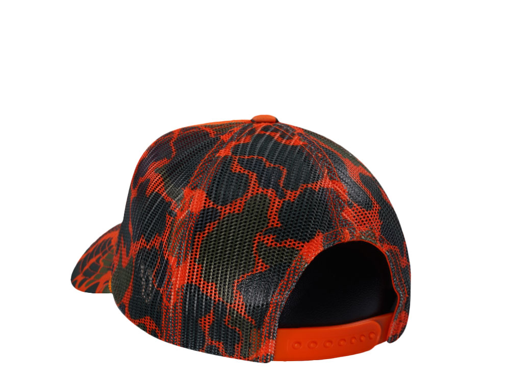 American Needle Coors Mallard Foamy Orange Trucker Snapback Gorra