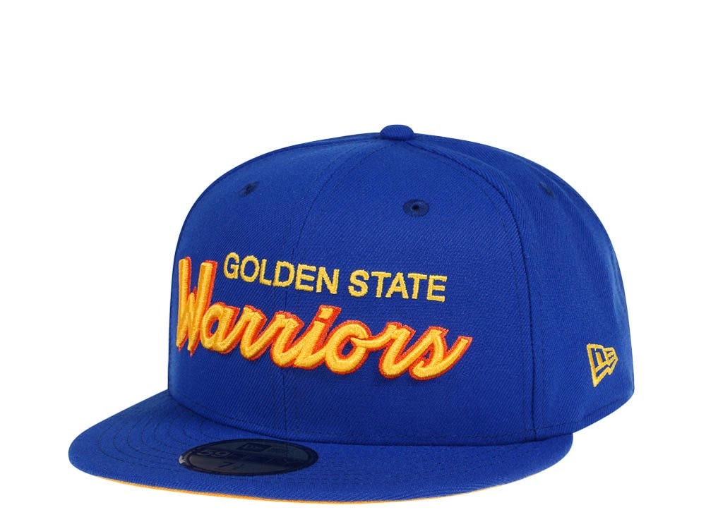 New Era Golden State Warriors Script Edition 59Fifty Fitted Gorra
