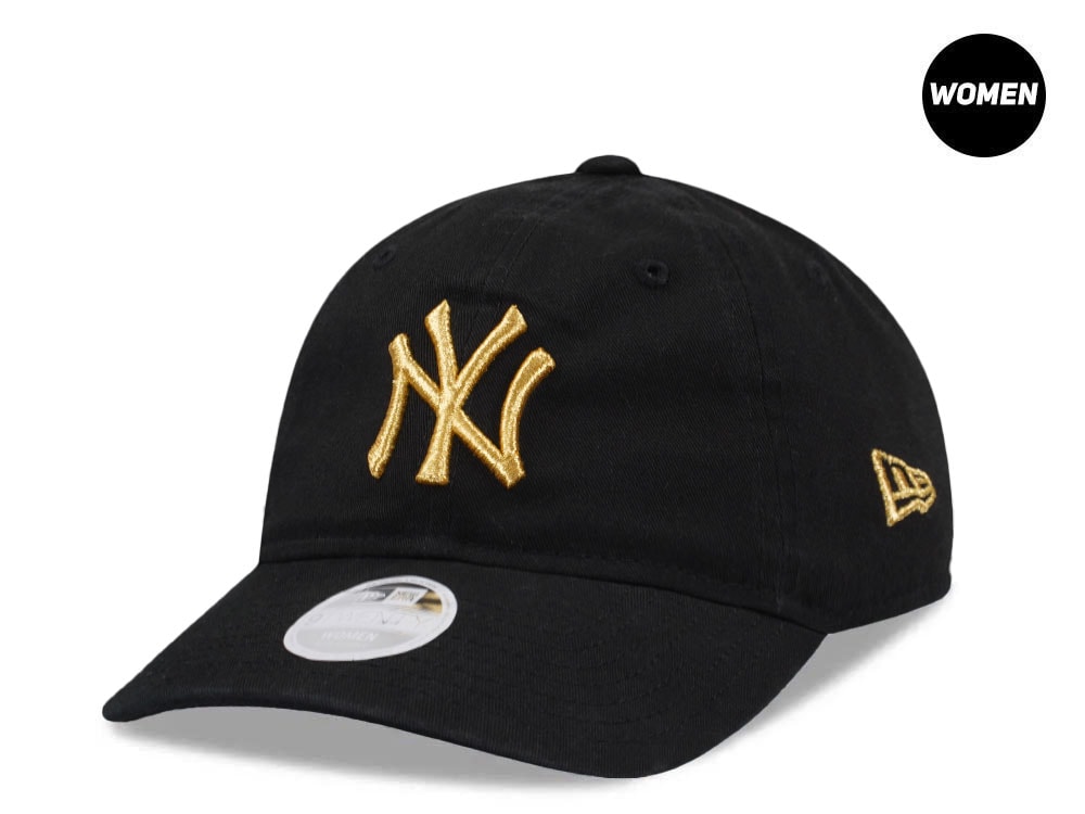 New Era New York Yankees Metallic Gold Womens 9Twenty Strapback Gorra