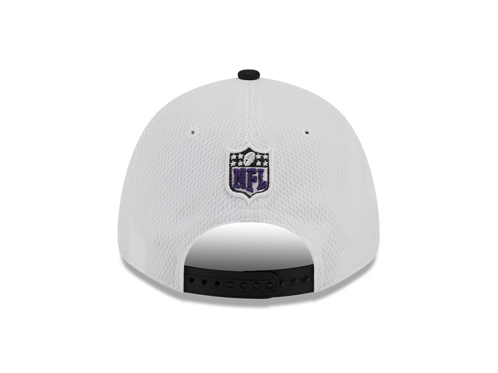New Era Baltimore Ravens NFL Sideline 2023 Black White  9Forty Snapback Gorra
