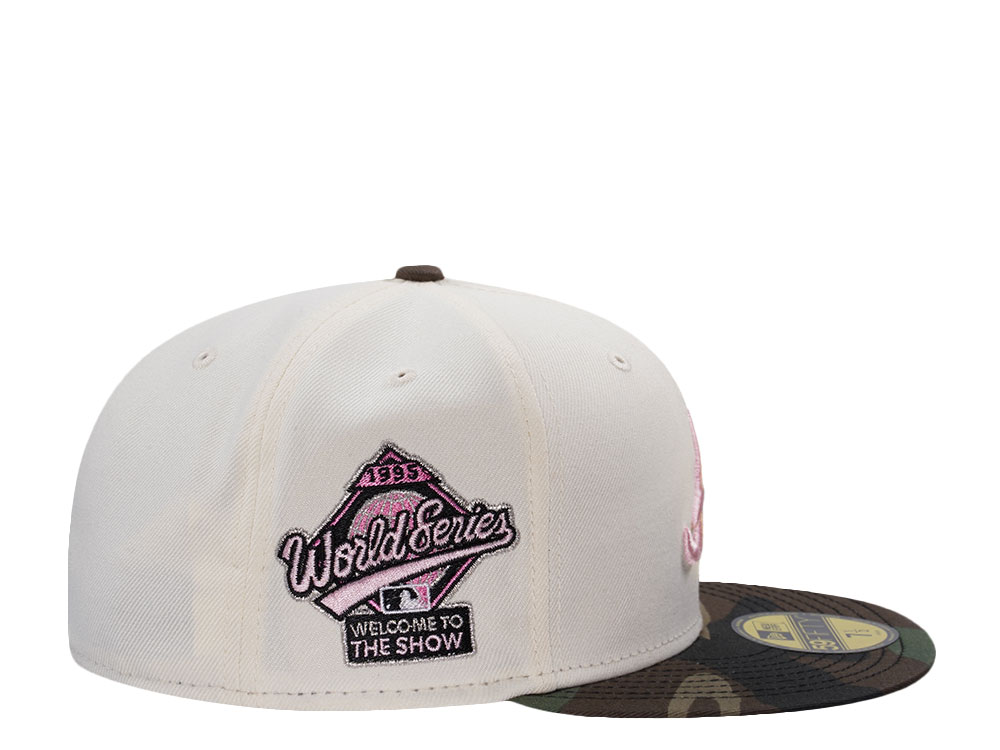 New Era Atlanta Braves World Series 1995 Chrome Two Tone Edition 59Fifty Fitted Gorra