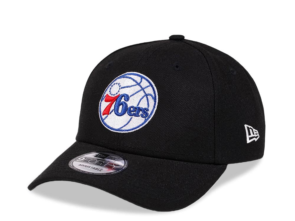New Era Philadelphia 76ers Classic Black 9Forty Snapback Gorra
