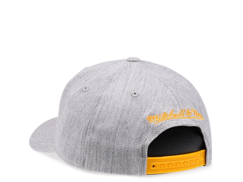 Mitchell & Ness Los Angeles Lakers Heather Red Line Flex Snapback Gorra